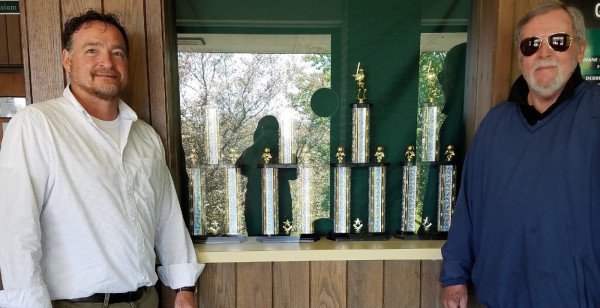 fastpitch softball trophies with ray and don