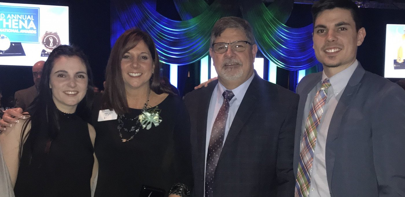 Bridget Martin Family at Athena Awards