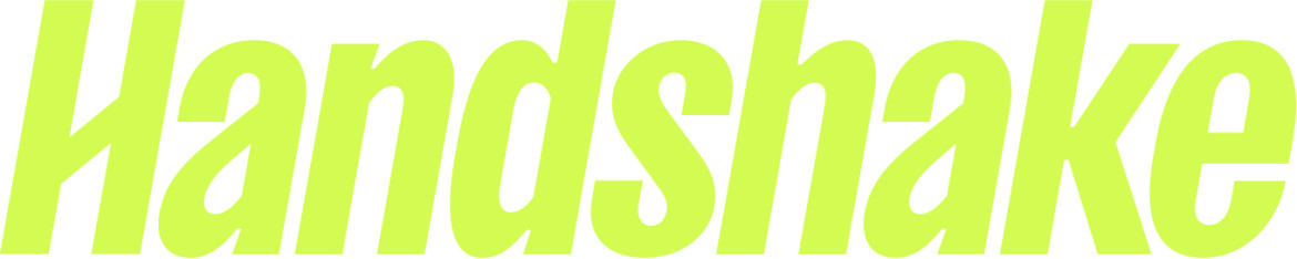 Handshake Wordmark Lime RGB